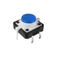 Push buton cu LED albastru 11x15x12 mm