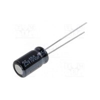 Condensator electrolitic 100uF 25v