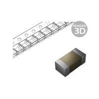 Condensator ceramic SMD 100pF/50V , CCPF100K1206