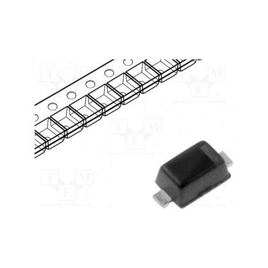Dioda Schottky RB751S40.115 40V; 120mA; SMD