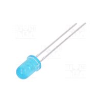 Led 5mm albastru 600-1000mcd