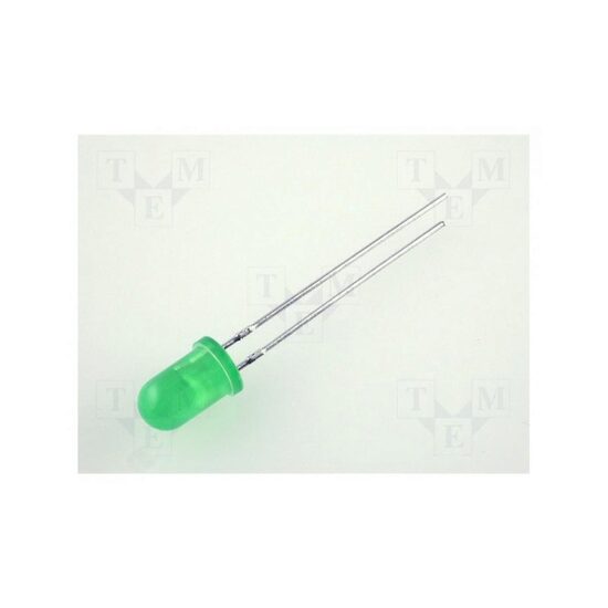 Led 5mm verde 5-32mcd