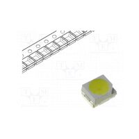 Led smd 3528,plcc2 alb rece 1700-2500mcd 20ma 2,8-3,4v
