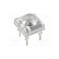 Led superflux 7.62x7.62 patrat galben