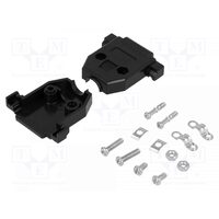 Carcasa pt mufe d-sub 15pin, d-sub hd 26pin