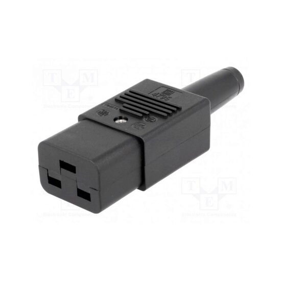 Conector alimentare mufa mama 16a 250vac