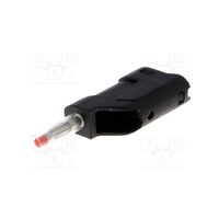 Mufa banana 4mm 10a 60vdc neagra