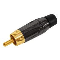Mufa RCA tata Amphenol ACPL-CBK , neagra aurita