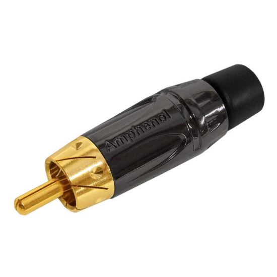 Mufa RCA tata Amphenol ACPL-CBK , neagra aurita