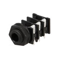 Soclu Jack 6.35mm mama stereo cu intrerupator triplu Amphenol ACJS-PHOP-1