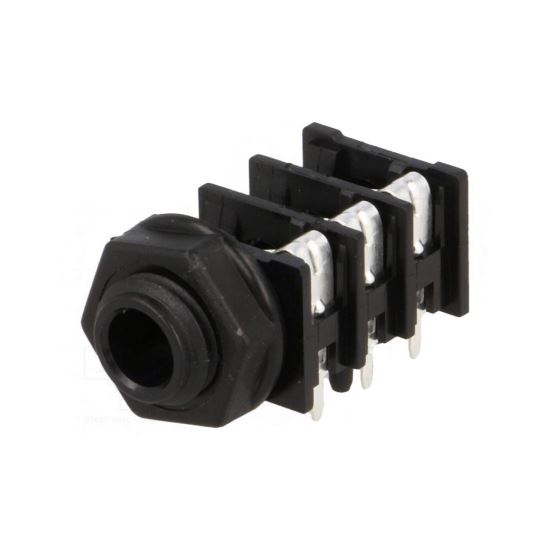Soclu Jack 6.35mm mama stereo cu intrerupator triplu Amphenol ACJS-PHOP-1