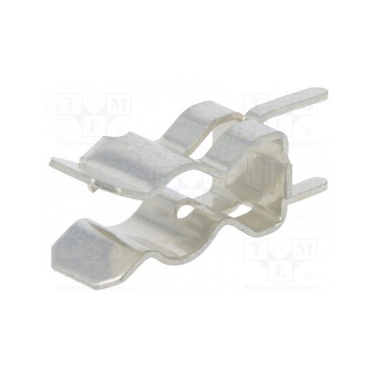 Cleme pentru sigurante cilindrice montare THT 6.3A