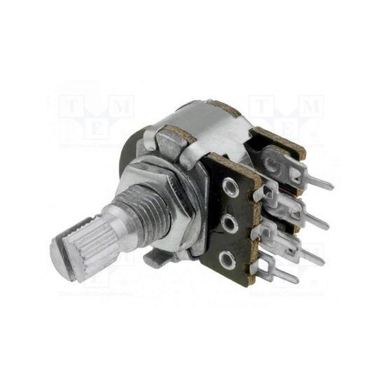 Potentiometru axial liniar 22k 100mw