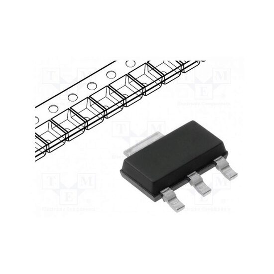 Stabilizator de tensiune LDO liniar nereglabil 3.3v