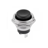 Intrerupator push on negru