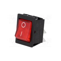 Intrerupator Rosu OFF-ON 16a/220v