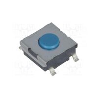 Push buton 0,05a/24vdc 6x6 h2.55 albastru