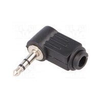 Mufa jack 3.5 stereo in unghi