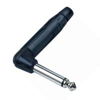 Mufa jack 6.3 mono 90 grade Amphenol ACPM-RB , nichel negru
