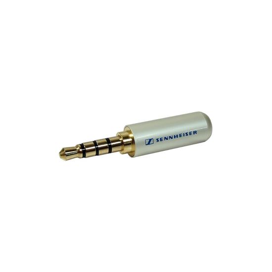 Mufa jack 3.5 mm tata , 4 contacte, metal, gri, Sennheiser