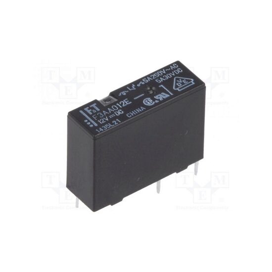 Releu ELECTROMAGNETIC 12VDC 5A 250VAC