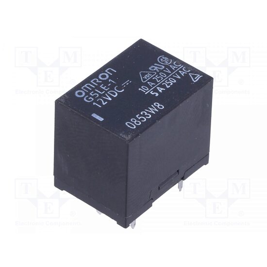 Releu SPDT, 10A 12V/33,3mA