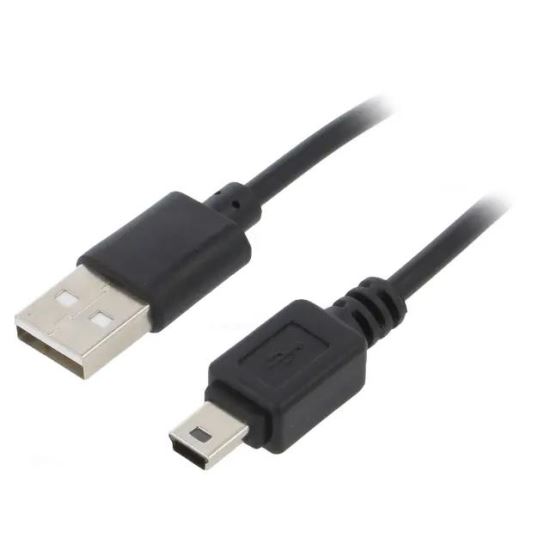 Cablu de date USB-USB mini trapez 1M-1.5M , USB-A tata, USB-B mini tata