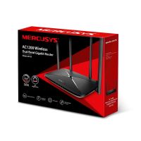 Router wireless Mercusys AC12G , AC1200 , 4 antene Dual Band Gigabit