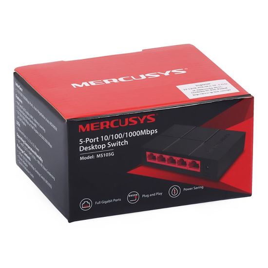 Switch 5 porturi Gigabit Mercusys MS105G