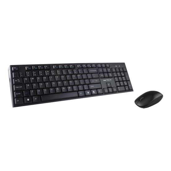 Tastatura + Mouse wirelesss Serioux NK9800WR kit