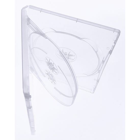 Carcasa 3xDVD 14 mm transparenta