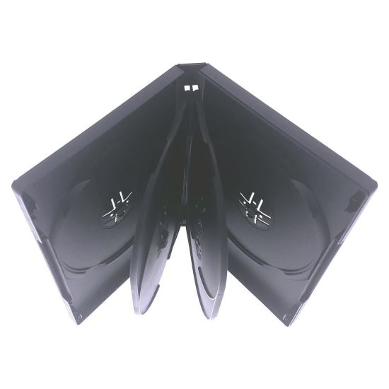 Carcasa 6xDVD 22 mm neagra