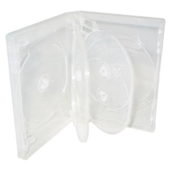 Carcasa 6xDVD 22 mm transparenta