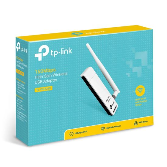 Adaptor wireless USB TP-Link TL-WN722N 150Mbps
