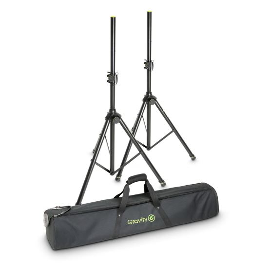 Set 2 stative de boxa Gravity SS 521 2B SET 1 , otel, cu husa