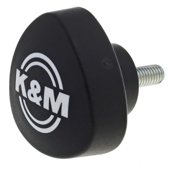 Surub stativ de boxe K&M M8x38 mm , negru