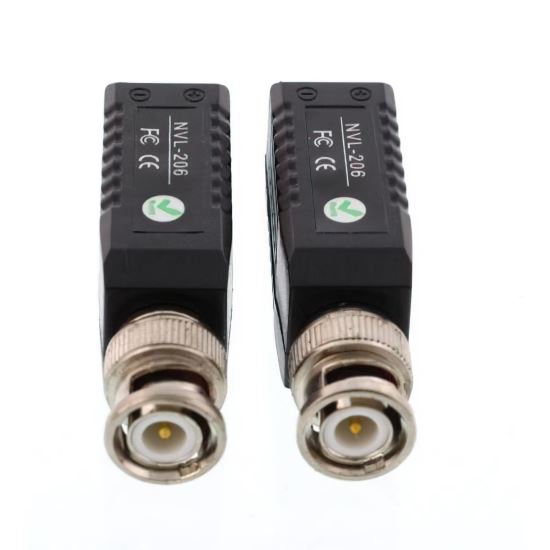 Video balun pasiv cu clip pentru cablu UTP/FTP