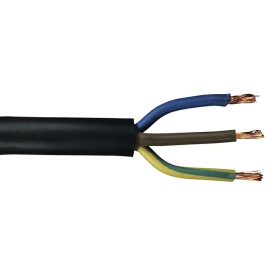 Cablu electric 3x2.5 , MCCG, cauciucat, negru