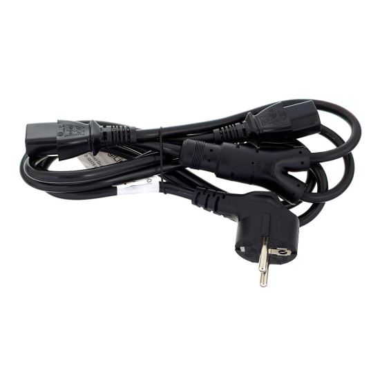 Cablu alimentare Y The Sssnake Y-Power , 1xSchuko tata unghi, 2xIEC mama