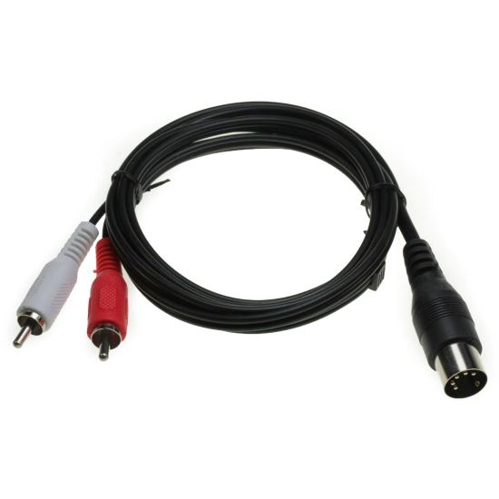 Cablu audio Y 1.5M 3389921 , DIN tata 5P, RCA tata
