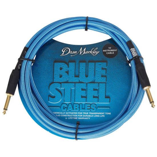 Cablu instrument 6.3M Dean Markley BSIN20S , jack-jack 6.3 tata mono, textil