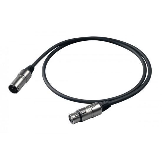 Cablu microfon 20M Proel BULK250LU20 , XLR mama 3P, XLR tata 3P, balansat