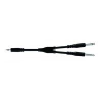 Cablu audio Y 1.8M Proel BULK505LU18 , jack 3.5 tata stereo, 2xJack 6.3 tata mono