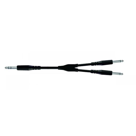 Cablu audio Y 3M Proel BULK535LU3 , jack 6.3 tata stereo, 2xJack 6.3 tata mono