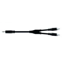 Cablu audio Y 3M Proel BULK540LU3 , jack 3.5 tata stereo, 2xRCA tata