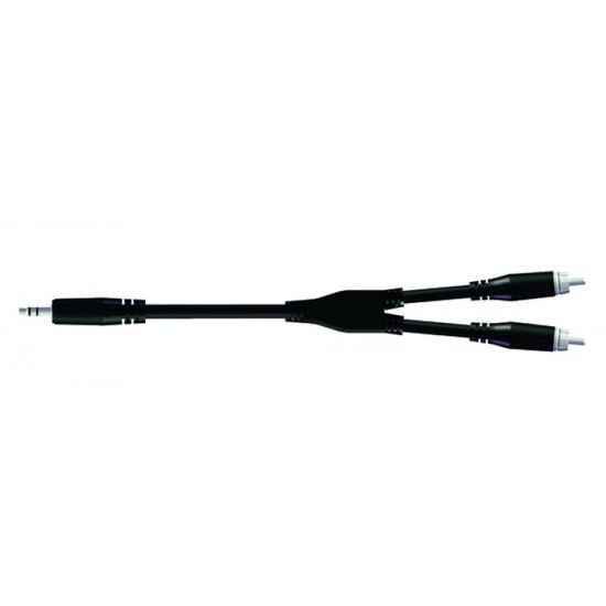 Cablu audio Y 3M Proel BULK540LU3 , jack 3.5 tata stereo, 2xRCA tata