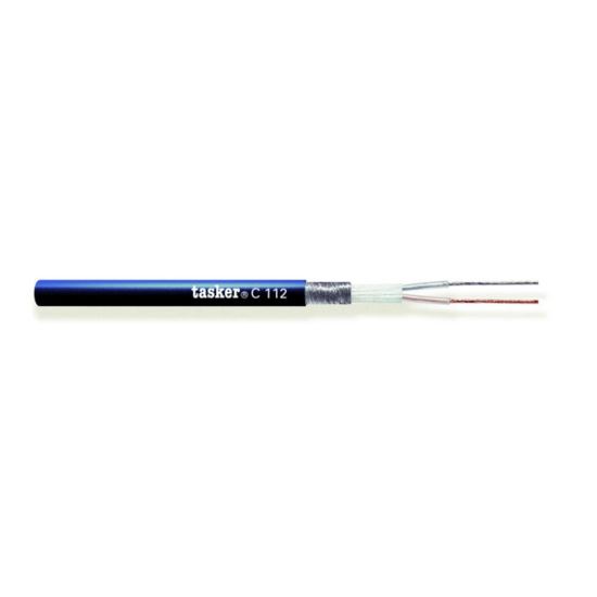 Cablu microfon balansat Tasker C112 , albastru inchis, 2x0.35, OFC, ignifug