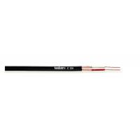 Cablu casti ecranat plat Tasker C124 , negru, 2x0.12, OFC, divizibil