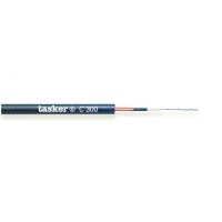 Cablu chitara ecranat Tasker C300 , negru, 1x0.22, OFC, ecranaj carbon