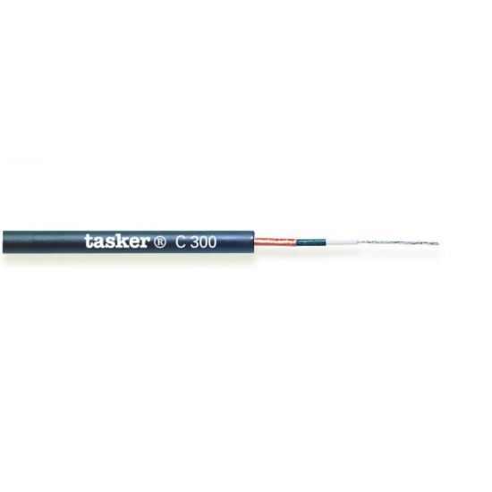 Cablu chitara ecranat Tasker C300 , negru, 1x0.22, OFC, ecranaj carbon